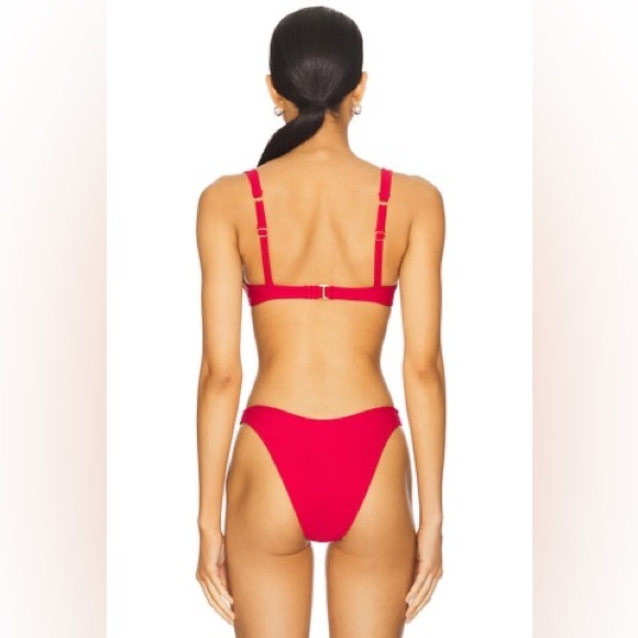 LOVEWAVE The Manuka set in red size XS